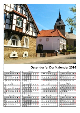 Deckblatt Kalender 2016